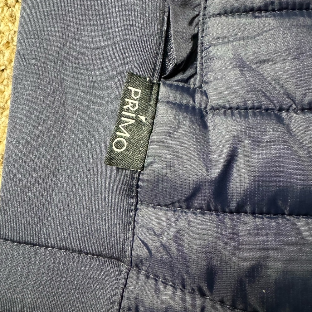 Primo men’s navy puffer vest with zipped pockets, Sz 3X - Picture 3 of 10